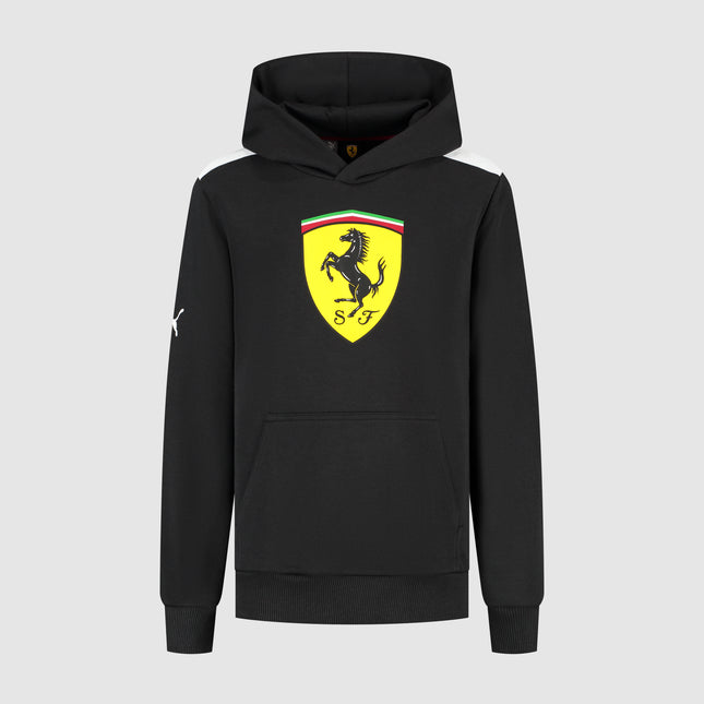 Scuderia Ferrari F1 PUMA Large Scudetto Shield Logo Kids Hoody