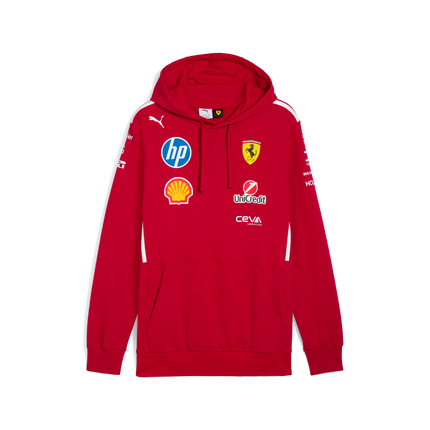 Scuderia Ferrari F1 PUMA 2025 Team Hooded Sweatshirt