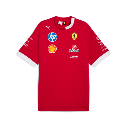 Scuderia Ferrari F1 Team 2025 Drivers Oversized T-Shirt