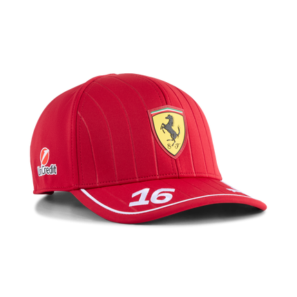 Scuderia Ferrari F1 PUMA Team Charles Leclerc Driver Baseball Cap 2025