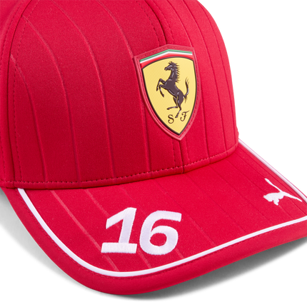 Scuderia Ferrari F1 PUMA Team Charles Leclerc Driver Baseball Cap 2025