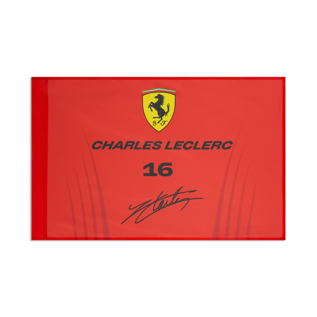 Scuderia Ferrari F1 Team PUMA Charles Leclerc Drivers Flag