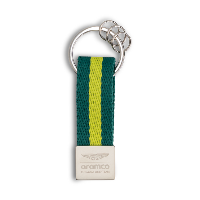 Aston Martin F1 Team PUMA Logo Keyring