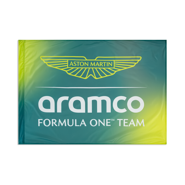 Aston Martin F1 Team PUMA Logo Flag