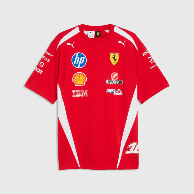 Scuderia Ferrari F1 Team PUMA Oversized Charles Leclerc Drivers T-Shirt 2026