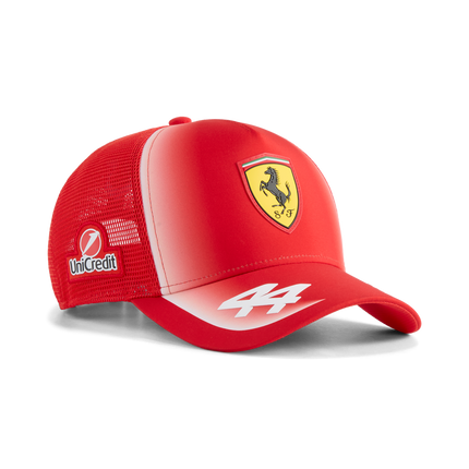 Scuderia Ferrari F1 Team PUMA Lewis Hamilton Drivers Trucker Baseball Cap 2026