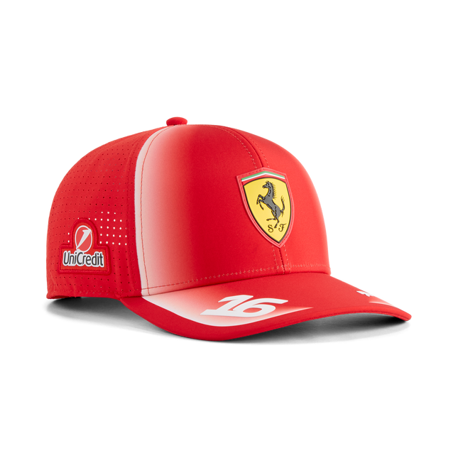 Scuderia Ferrari F1 Team PUMA Kids Charles Leclerc Drivers Baseball Cap 2026