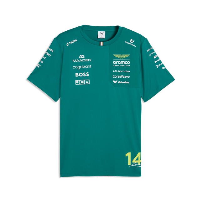 Aston Martin F1 Team PUMA Fernando Alonso Drivers T-Shirt 2026
