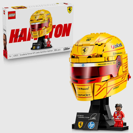 Pre Order Scuderia Ferrari F1 Team Lewis Hamilton LEGO Helmet