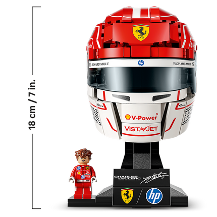 Pre Order Scuderia Ferrari F1 Team Charles Leclerc LEGO Helmet
