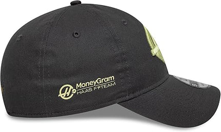 Haas F1 Team New Era Seasonal Logo Dark Grey Baseball Cap