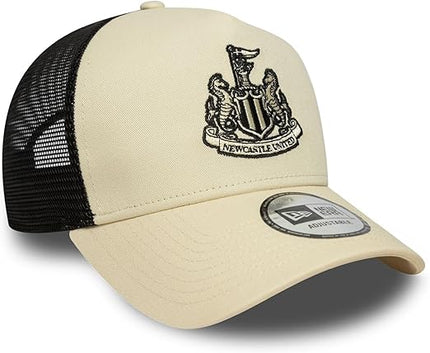 Newcastle United New Era Trucker Beige Snapback Baseball  Cap