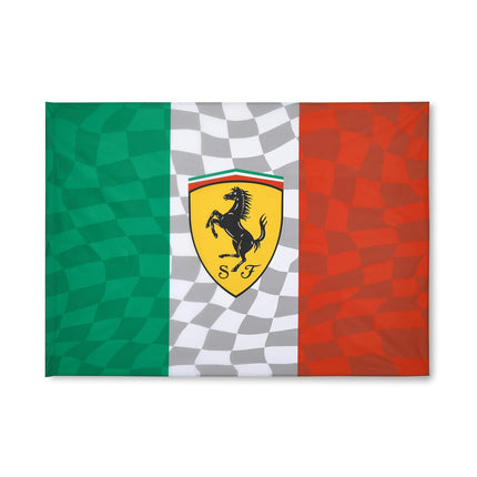 Scuderia Ferrari F1 Team Logo Flag 2024