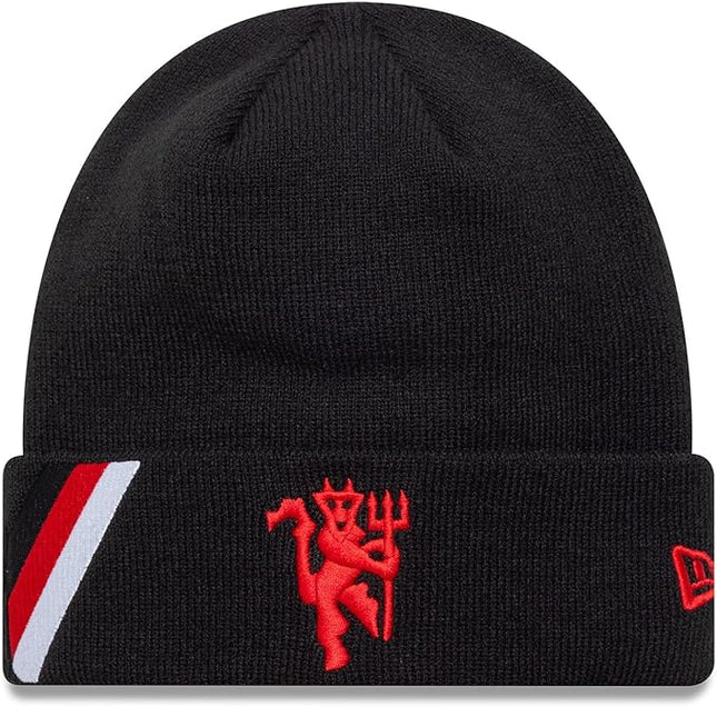 Manchester United New Era Winter Side Stripe Beanie