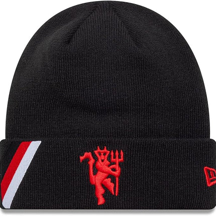 Manchester United New Era Winter Side Stripe Beanie