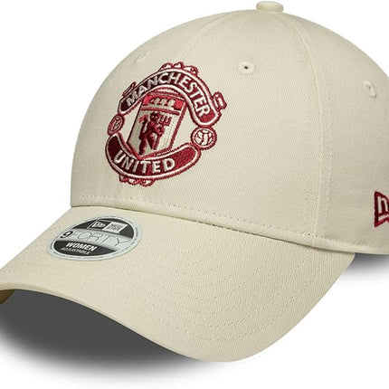 Manchester United FC New Era Women Ivory Baseball Cap