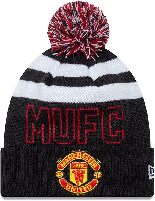 Manchester United New Era Winter Pom Bobble Beanie