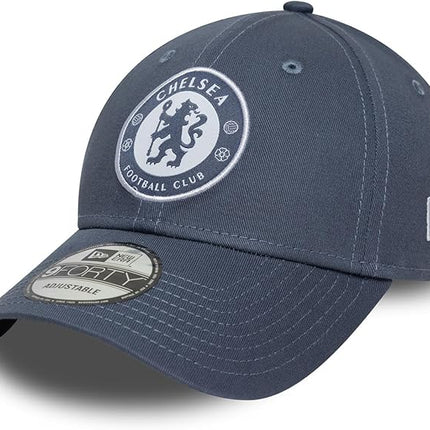 Chelsea FC New Era Adjustable Grey Baseball Cap