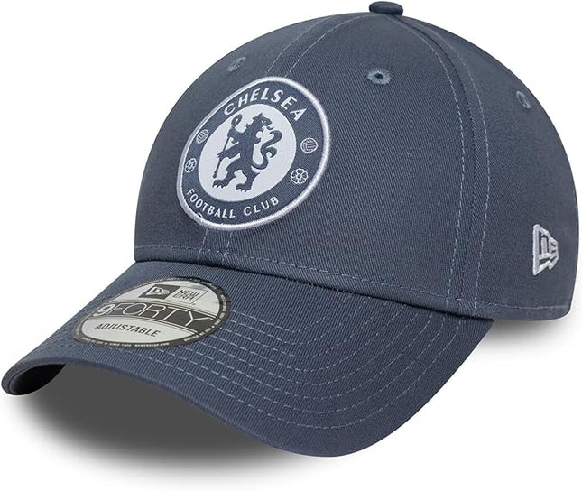 Chelsea FC New Era Adjustable Grey Baseball Cap