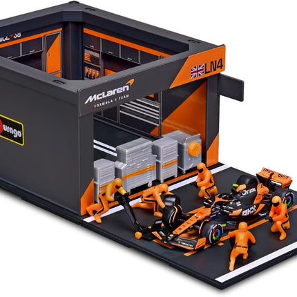 McLaren F1 Team Lando Norris Burago Pit Pass Diorama Model Car