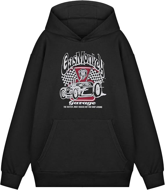 Gas Monkey Garage Hot Rod Graphic Hooded Sweatshirt