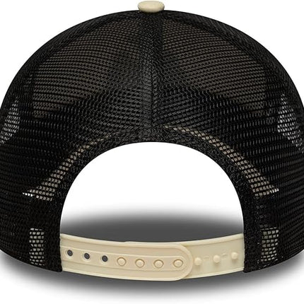 Newcastle United New Era Trucker Beige Snapback Baseball  Cap