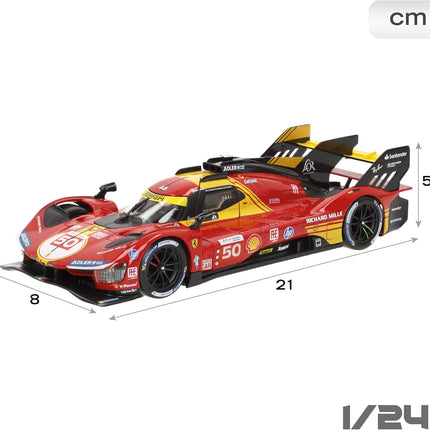 Scuderia Ferrari WEC Hypercar #50 Le Mans Winner Model Racing Car