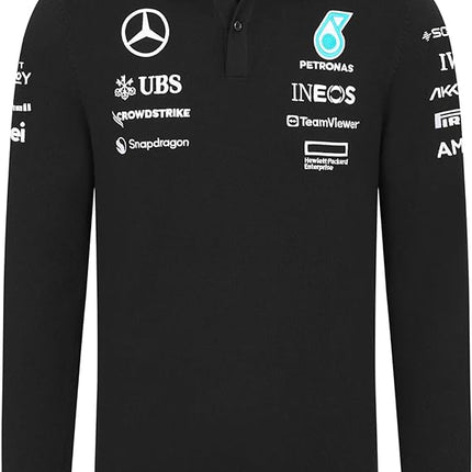 Mercedes AMG Petronas F1 Team Long Sleeve Poloshirt 2024
