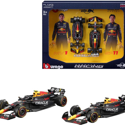 Red Bull Racing F1 Two Car Set 1/43 Scale Model Racing Car
