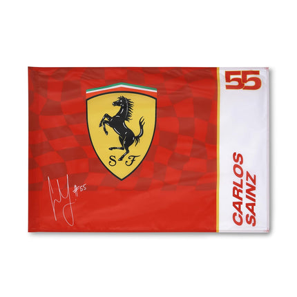 Scuderia Ferrari F1 Team Carlos Sainz Flag 2024