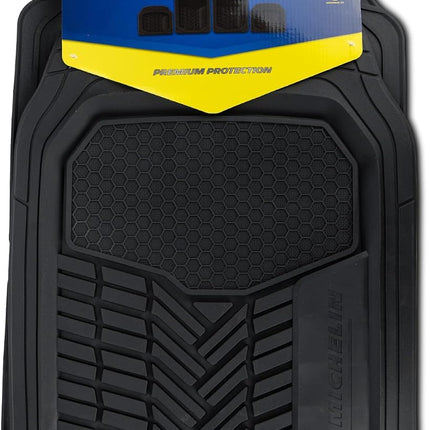 Michelin Heavy Duty Non-Slip Car Floor Mats 4 Piece Set of Front & Rear
