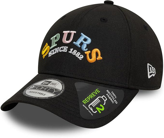 New Era 9Forty Adjustable Cap - Wordmark Tottenham Hotspur Black