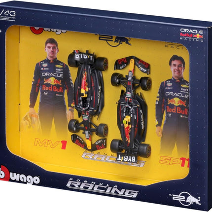 Red Bull Racing F1 Two Car Set 1/43 Scale Model Racing Car