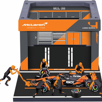 McLaren F1 Team Lando Norris Burago Pit Pass Diorama Model Car