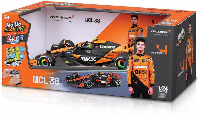 McLaren F1 Team Lando Norris 1/24 Scale Maisto Tech RC Car Model