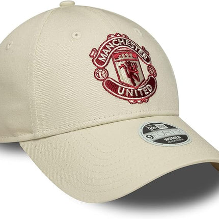Manchester United FC New Era Women Ivory Baseball Cap
