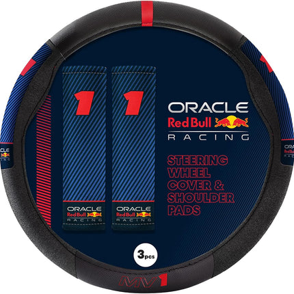 Red Bull Racing F1 Max Verstappen Steering Wheel Cover And Shoulder Pads