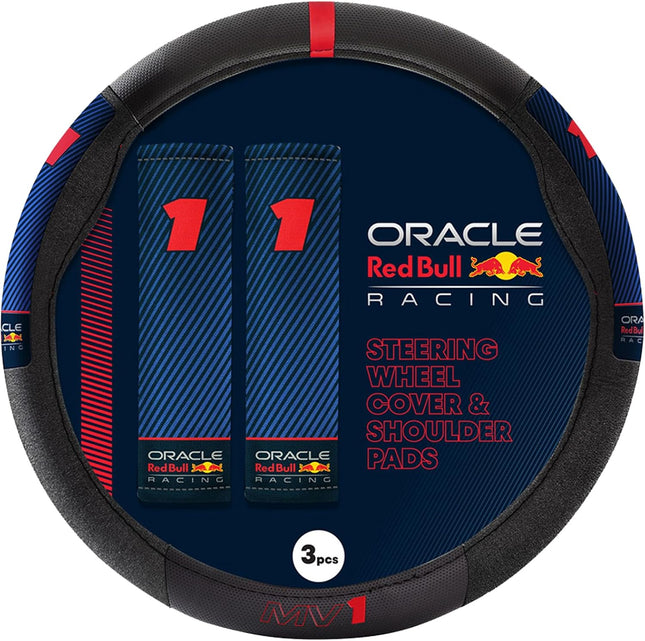 Red Bull Racing F1 Max Verstappen Steering Wheel Cover And Shoulder Pads