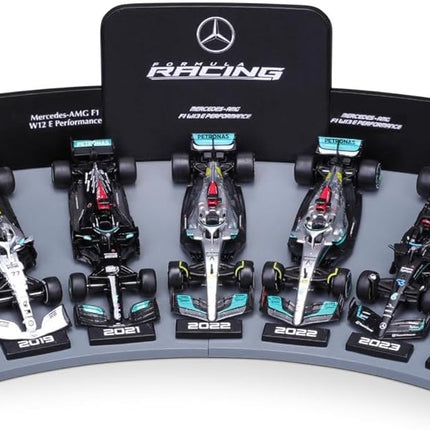 Mercedes AMG Petronas F1 Deluxe Gift Model Racing Car Set With Stand