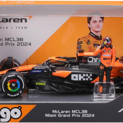 McLaren F1 Team Oscar Piastri 1/24 Scale Miami GP Model Racing Car