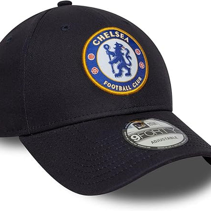 Chelsea FC New Era Black Adjustable Baseball Cap