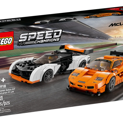 McLaren Solus GT & McLaren F1 LM X Lego Speed Champions 76918