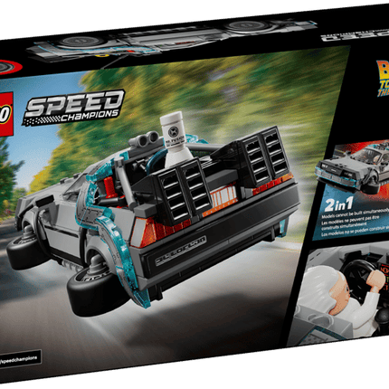 DeLorean Time Machine From Back to The Future Car LEGO Speed Champion