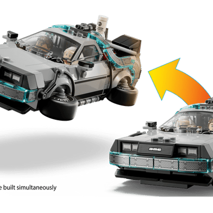 DeLorean Time Machine From Back to The Future Car LEGO Speed Champion