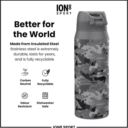 ION8 X MotoGP Racing Camouflage Thermal Water Bottle 750ml