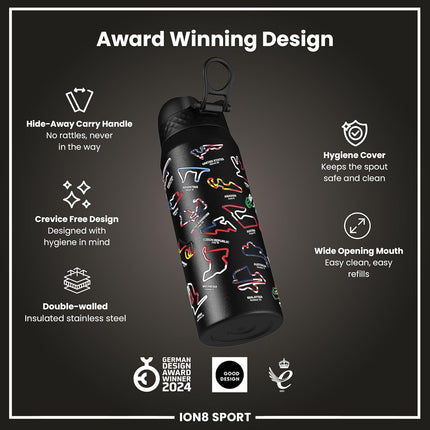 ION8 X MotoGP Racing Circuits Thermal Water Bottle 750ml