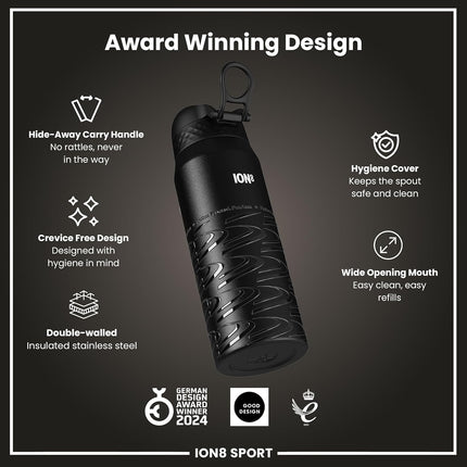 ION8 X MotoGP Racing Lean Sports Thermal Water Bottle 750ml