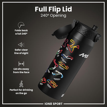 ION8 X MotoGP Racing Circuits Thermal Water Bottle 750ml