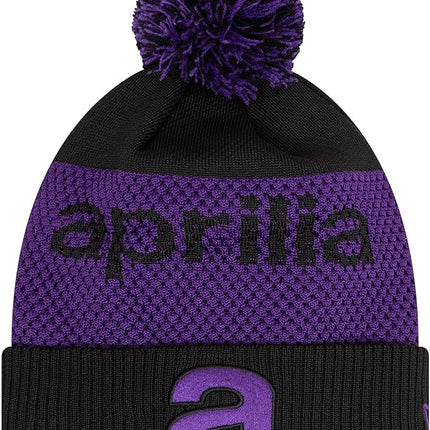 Aprilia Racing New Era Wordmark Pom Pom Cuff Beanie