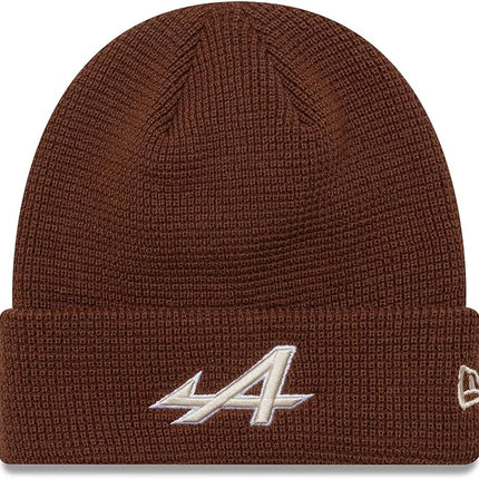 Alpine F1 Team New Era Brown Beanie Hat